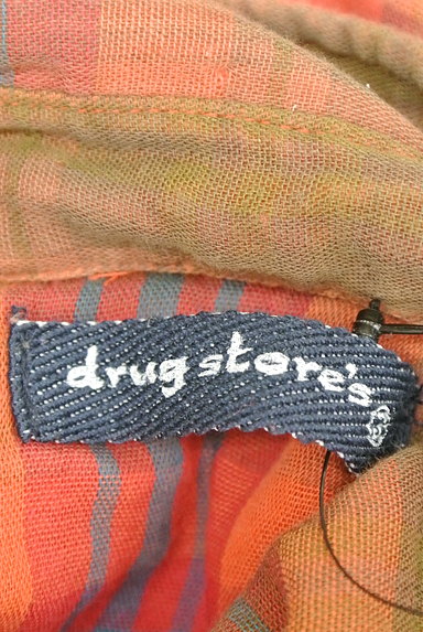 drug store's（ドラッグストアーズ）の古着「チェックワンポイント刺繍シャツ（カジュアルシャツ）」大画像６へ