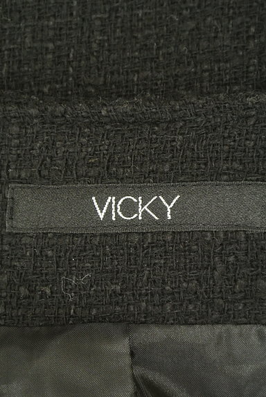 VICKY（ビッキー）の古着「インナーベスト付きツイードジャケット（ジャケット）」大画像６へ