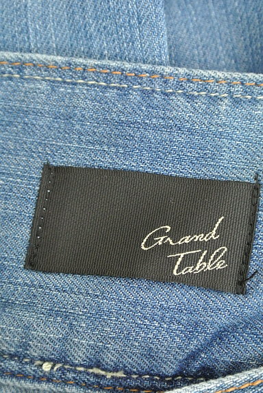 GRAND TABLE（グランターブル）の古着「ウエストリボンマキシデニムスカート（ロングスカート・マキシスカート）」大画像６へ