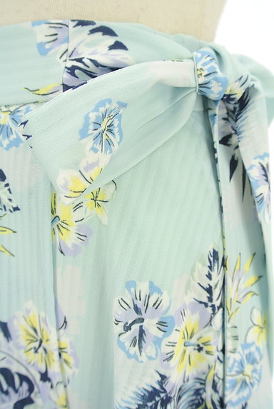 MERCURYDUO（マーキュリーデュオ）の古着「花柄マキシラップスカート（スカート）」大画像４へ