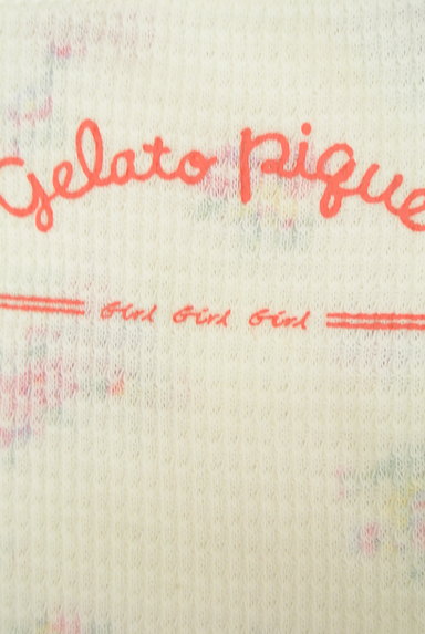 gelato pique（ジェラートピケ）の古着「小花柄×ロゴサーマルロングカットソー（カットソー・プルオーバー）」大画像６へ