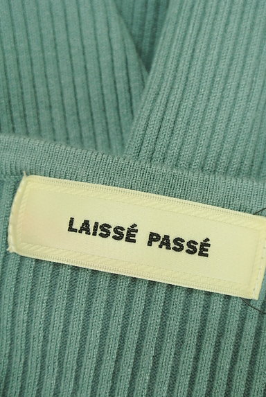 LAISSE PASSE（レッセパッセ）の古着「フラワー襟リブニット（ニット）」大画像６へ