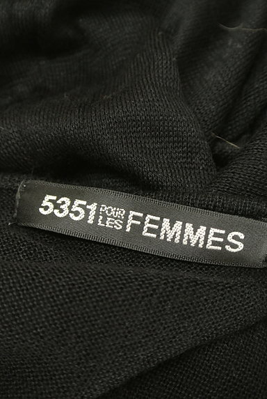 5351 POUR LES FEMMES（５３５１プーラ・ファム）の古着「ドレープニット（ニット）」大画像６へ