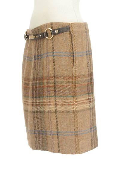 Ralph Lauren（ラルフローレン）の古着「ベルト風フロントウールスカート（スカート）」大画像３へ