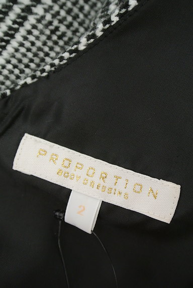 PROPORTION BODY DRESSING（プロポーションボディ ドレッシング）の古着「ベルト付グレンチェックサロペット（オーバーオール・サロペット）」大画像６へ