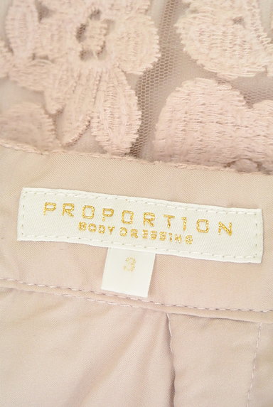 PROPORTION BODY DRESSING（プロポーションボディ ドレッシング）の古着「総レースタイトスカート（スカート）」大画像６へ