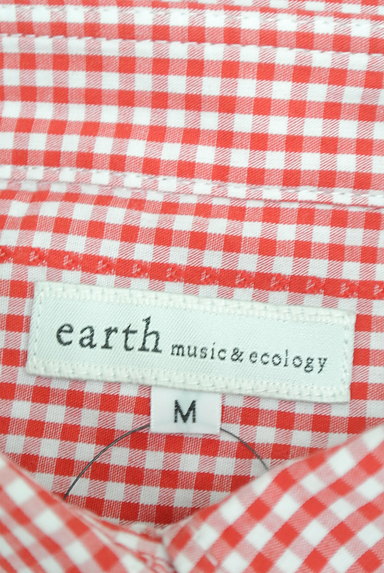 earth music&ecology（アースミュージック＆エコロジー）の古着「ギンガム開襟シャツ（カジュアルシャツ）」大画像６へ