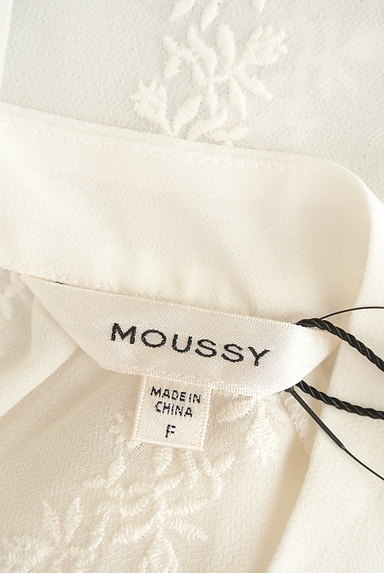 MOUSSY（マウジー）の古着「刺繍シフォンブラウス（カットソー・プルオーバー）」大画像６へ