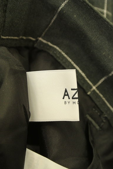 AZUL by moussy（アズールバイマウジー）の古着「くすみグリーンワイドパンツ（パンツ）」大画像６へ