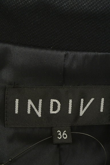 INDIVI（インディヴィ）の古着「スウェットライクテーラードジャケット（ジャケット）」大画像６へ