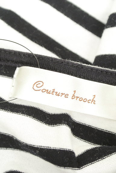 Couture Brooch（クチュールブローチ）の古着「リボン袖ボーダーロングカットソー（カットソー・プルオーバー）」大画像６へ