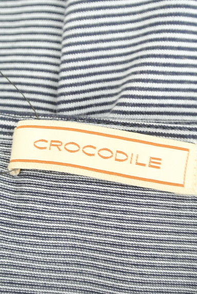 Crocodile（クロコダイル）の古着「袖刺繍ボーダー柄カットソー（カットソー・プルオーバー）」大画像６へ