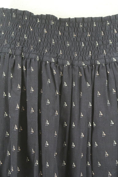 LA MARINE FRANCAISE（マリンフランセーズ）の古着「ヨット柄膝下丈フレアスカート（スカート）」大画像４へ