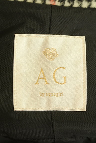 AG by aquagirl（エージーバイアクアガール）の古着「千鳥格子×チェックロングコート（コート）」大画像６へ