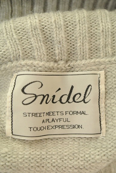 Snidel（スナイデル）の古着「袖レースタートルネックニット（ニット）」大画像６へ