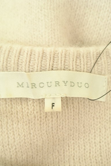 MERCURYDUO（マーキュリーデュオ）の古着「クルーネックシンプルニット（ニット）」大画像６へ
