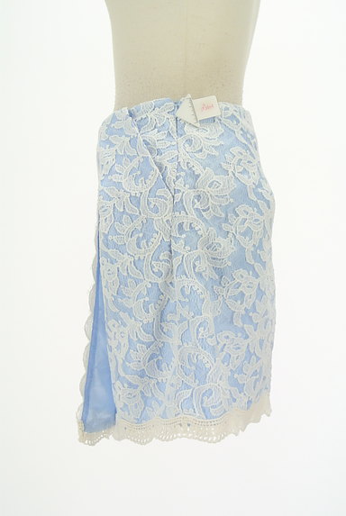 MERCURYDUO（マーキュリーデュオ）の古着「スカラップ刺繍ラップ風ミニスカート（ミニスカート）」大画像４へ