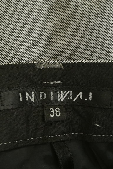 INDIVI V.A.I（インディヴィヴァイ）の古着「ステッチ入りストレートパンツ（パンツ）」大画像６へ