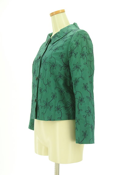 Jocomomola（ホコモモラ）の古着「花刺繍デザインジャケット（ジャケット）」大画像３へ