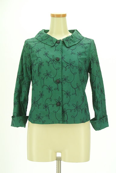 Jocomomola（ホコモモラ）の古着「花刺繍デザインジャケット（ジャケット）」大画像４へ
