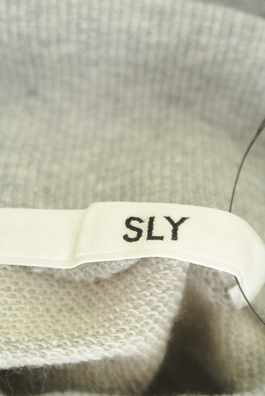SLY（スライ）の古着「ボトルネック７分袖スウェット（スウェット・パーカー）」大画像６へ