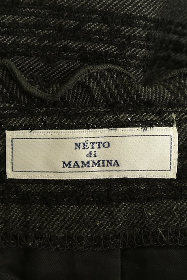 NETTO di MAMMINA（ネットデマミーナ）の古着「ラメボーダー膝丈スカート（スカート）」大画像６へ