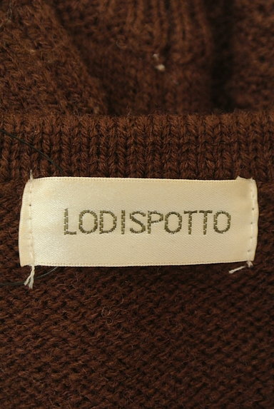 LODISPOTTO（ロディスポット）の古着「パールネックケーブルニットワンピ（ワンピース・チュニック）」大画像６へ
