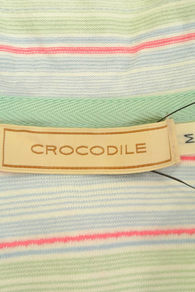 Crocodile（クロコダイル）の古着「ボーダー柄スキッパーカットソー（カットソー・プルオーバー）」大画像６へ