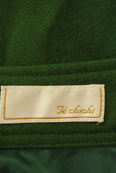 Te chichi（テチチ）の古着「タックスリットボタン膝丈スカート（スカート）」大画像６へ