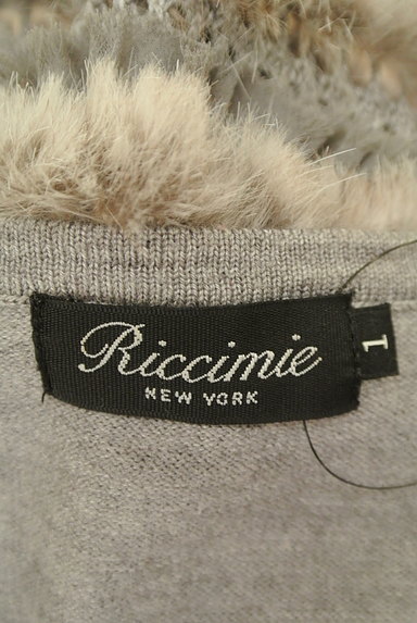 Riccimie NEWYORK（リッチミーニューヨーク）の古着「袖ファークルーネックニット（ニット）」大画像６へ