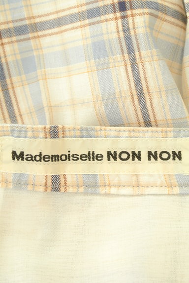 Mademoiselle NON NON（マドモアゼルノンノン）の古着「チェック柄ミモレスカート（ロングスカート・マキシスカート）」大画像６へ