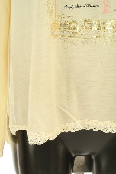 Franche lippee（フランシュリッペ）の古着「箔プリント長袖Tシャツ（カットソー・プルオーバー）」大画像５へ