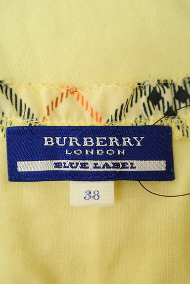 BURBERRY BLUE LABEL（バーバリーブルーレーベル）の古着「切替デザインタイトタンクトップ（キャミソール・タンクトップ）」大画像６へ