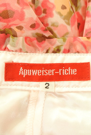 Apuweiser riche（アプワイザーリッシェ）の古着「小花柄シフォンミニスカート（ミニスカート）」大画像６へ