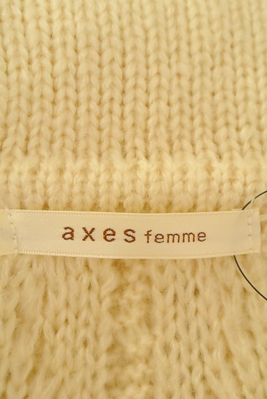 axes femme（アクシーズファム）の古着「バックル付７分袖ニットポンチョ（カーディガン・ボレロ）」大画像６へ