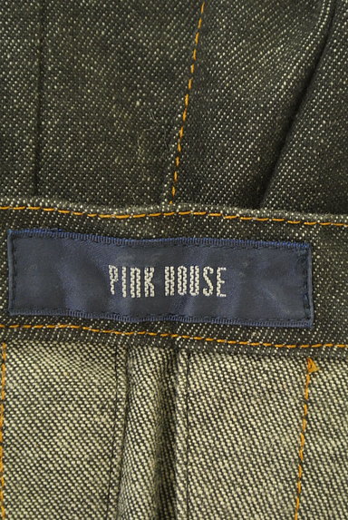 PINK HOUSE（ピンクハウス）の古着「タックフレアロングデニムスカート（ロングスカート・マキシスカート）」大画像６へ