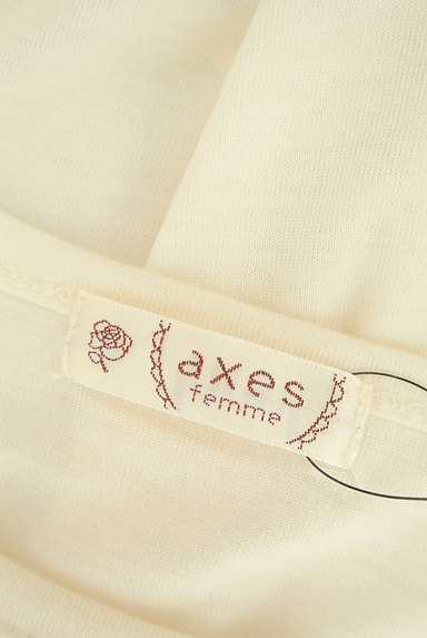 axes femme（アクシーズファム）の古着「刺繍ロングペプラムタンクトップ（キャミソール・タンクトップ）」大画像６へ