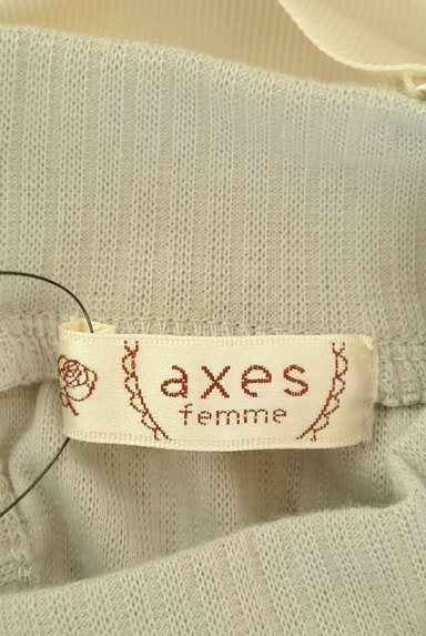 axes femme（アクシーズファム）の古着「バックリボンハイネックカットソー（ニット）」大画像６へ