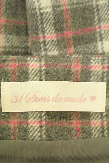 31 Sons de mode（トランテアン ソン ドゥ モード）の古着「ハイウエストミニスカート（ミニスカート）」大画像６へ