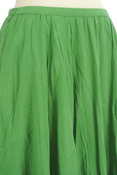Jocomomola（ホコモモラ）の古着「コットンフレアロングスカート（ロングスカート・マキシスカート）」大画像４へ