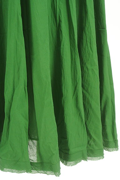 Jocomomola（ホコモモラ）の古着「コットンフレアロングスカート（ロングスカート・マキシスカート）」大画像５へ
