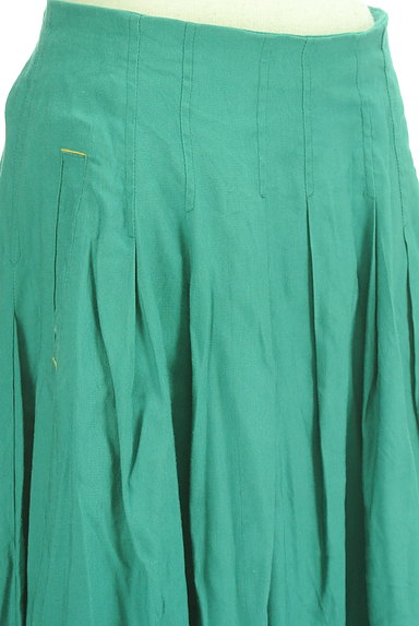 Jocomomola（ホコモモラ）の古着「タックフレアロングスカート（ロングスカート・マキシスカート）」大画像４へ