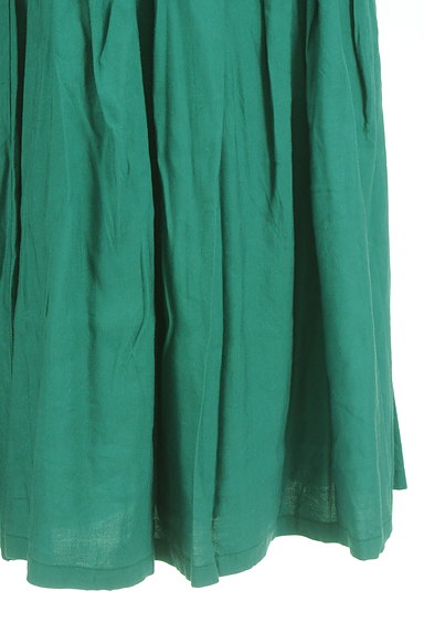 Jocomomola（ホコモモラ）の古着「タックフレアロングスカート（ロングスカート・マキシスカート）」大画像５へ