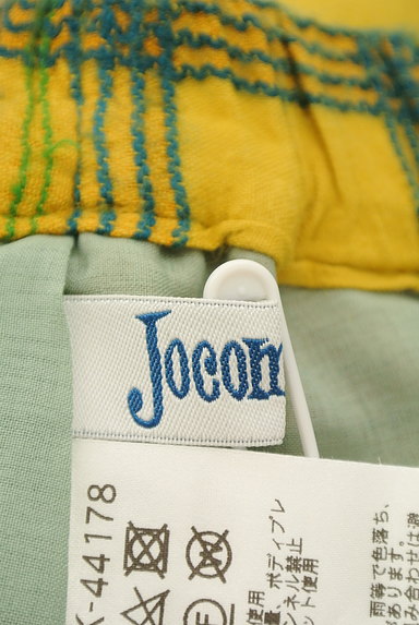 Jocomomola（ホコモモラ）の古着「チェック柄フレアスカート（ロングスカート・マキシスカート）」大画像６へ