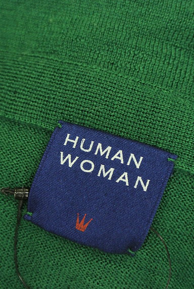 HUMAN WOMAN（ヒューマンウーマン）の古着「襟付きカラーニットカーディガン（カーディガン・ボレロ）」大画像６へ