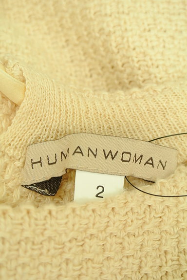HUMAN WOMAN（ヒューマンウーマン）の古着「バックリボンワッフル風ニット（ニット）」大画像６へ