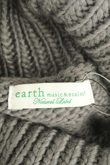 earth music&ecology（アースミュージック＆エコロジー）の古着「シャツ×ニットタートルネックワンピ（ワンピース・チュニック）」大画像６へ