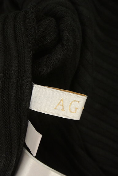 AG by aquagirl（エージーバイアクアガール）の古着「チュール袖リブニット（ニット）」大画像６へ