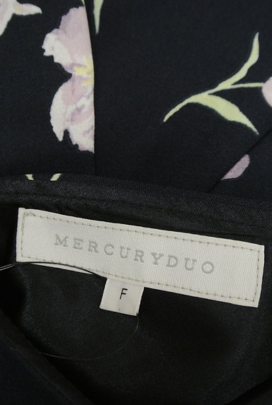 MERCURYDUO（マーキュリーデュオ）の古着「タックフレア花柄ワンピース（ワンピース・チュニック）」大画像６へ