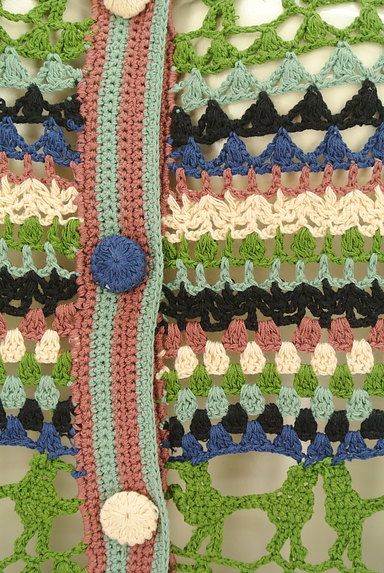Jocomomola（ホコモモラ）の古着「透かし編みマルチカーディガン（カーディガン・ボレロ）」大画像５へ